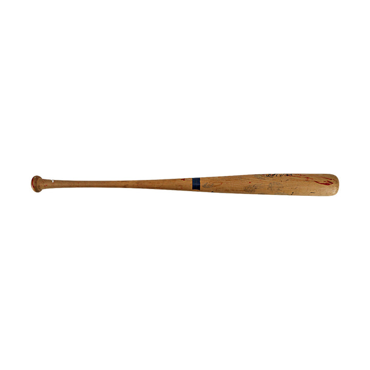 Manuel Lee Blue Jays Autographed Signed Personalized Game Used Rawlings Bat