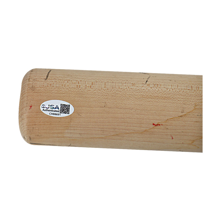 Michael Brantley Guardians Autographed Signed Personalized Team Issued Bat