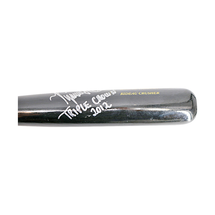 Miguel Cabrera Detroit Tigers Autographed Signed Inscribed Team Issued Sam Bat