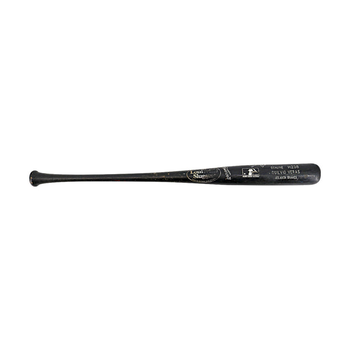 Quilvio Veras Padres Autographed Signed Personalized Game Used Louisville Bat
