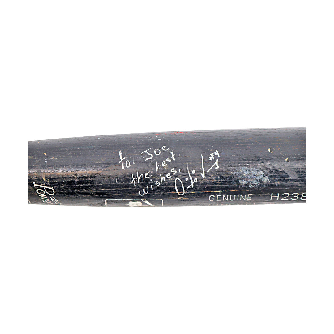 Quilvio Veras Padres Autographed Signed Personalized Game Used Louisville Bat