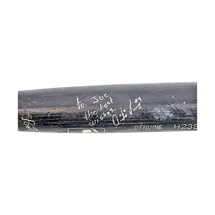 Quilvio Veras Padres Autographed Signed Personalized Game Used Louisville Bat