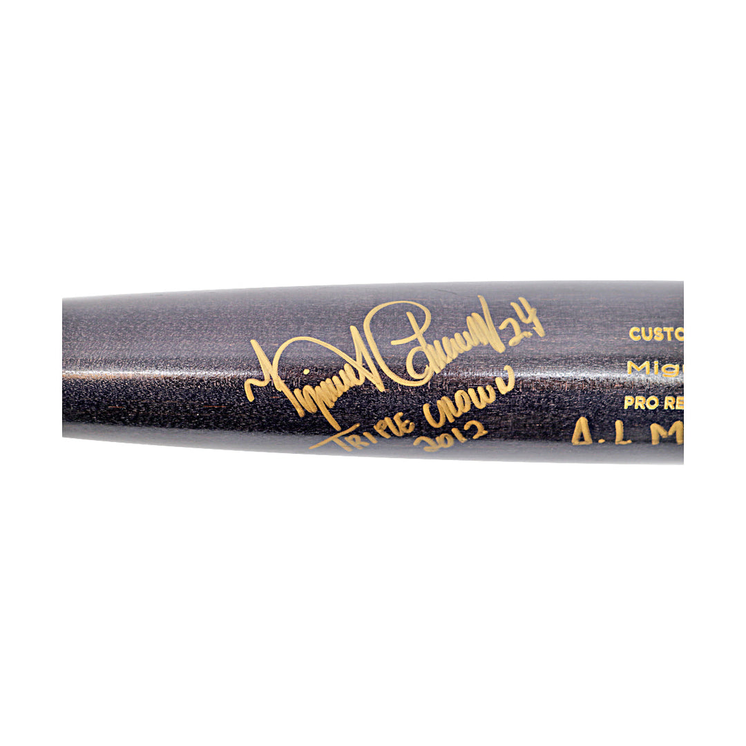 Miguel Cabrera Tigers Autographed Signed Inscribed Team Issued Warstic Bat