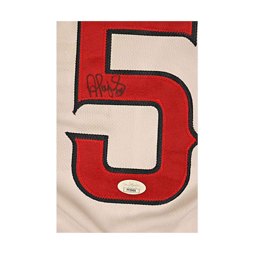 Albert Pujols Los Angeles Angels Autographed Signed Majestic Jersey JSA COA