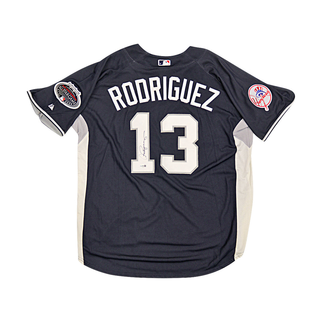 Alex Rodriguez Yankees Autographed Signed Majestic 2008 All Star Jersey JSA COA
