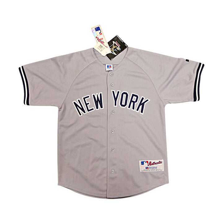 Alex Rodriguez Yankees Autographed Signed Majestic Away Youth Jersey JSA COA