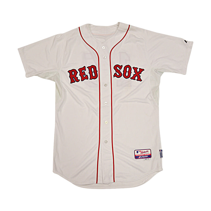 Dustin Pedroia Boston Red Sox Autographed Signed Majestic Jersey JSA COA