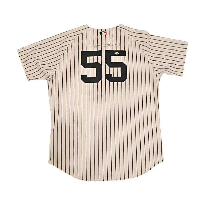 Hideki Matsui New York Yankees Autographed Signed Majestic Pinstripe Jersey JSA