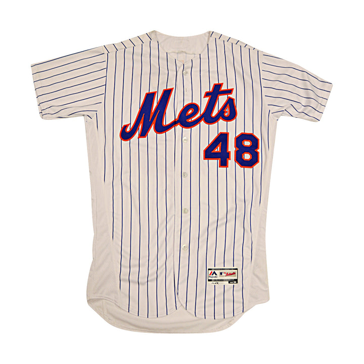 Jacob deGrom Mets Autographed Signed Inscribed Majestic Authentic Jersey JSA COA