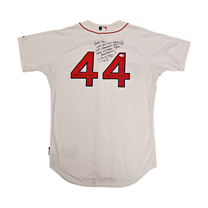 Jake Peavy Red Sox Autographed Signed Inscribed Personalized Majestic Jersey JSA