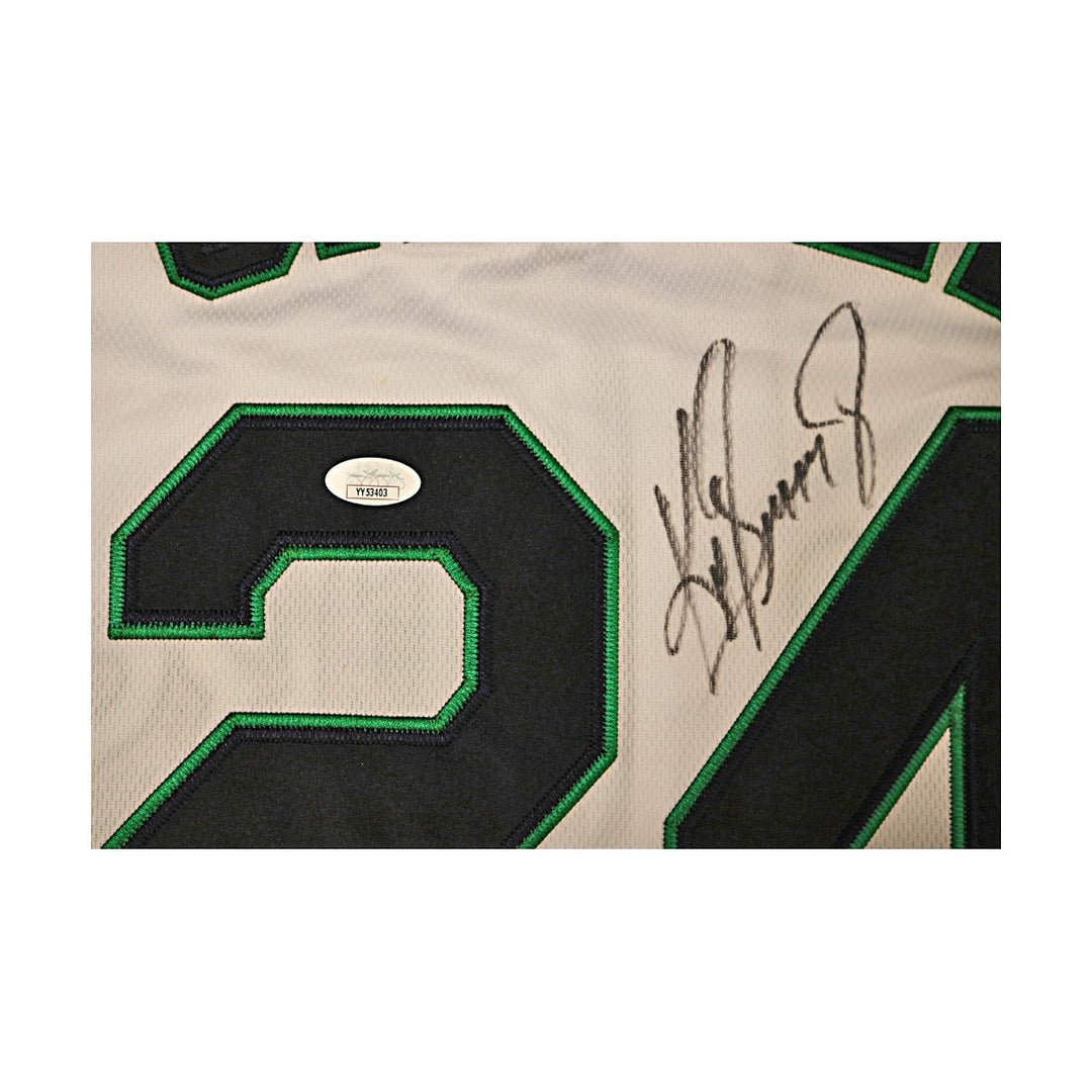 Ken Griffey Jr Mariners Autographed Signed White Majestic Replica Jersey JSA LOA-3
