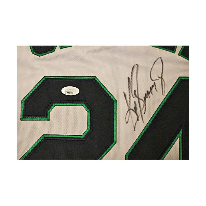 Ken Griffey Jr Mariners Autographed Signed White Majestic Replica Jersey JSA LOA-3