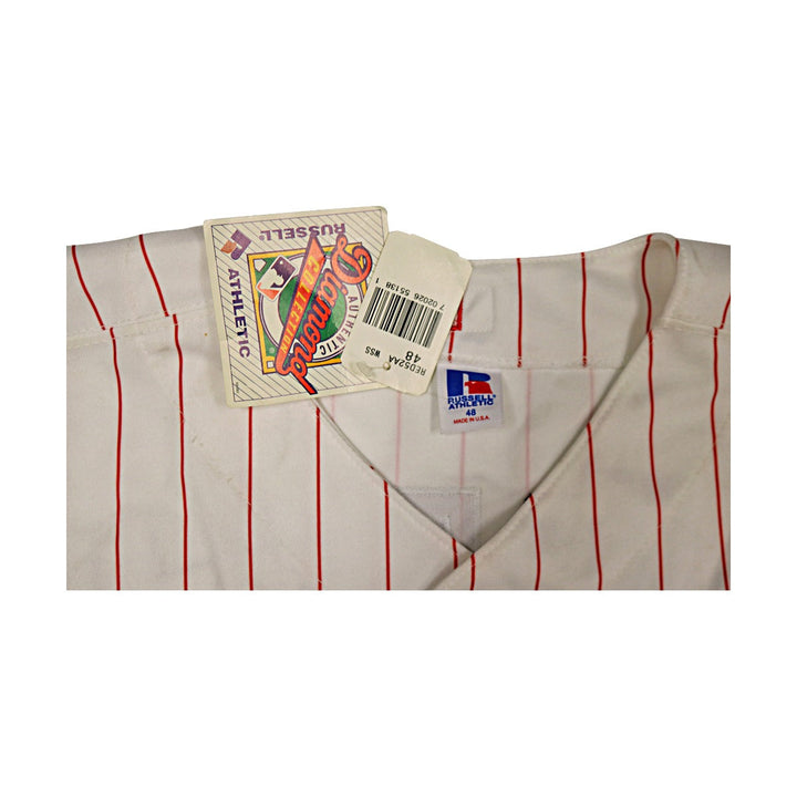 Ken Griffey Jr Reds Autographed Signed Sleeveless Russell Authentic Jersey JSA-2