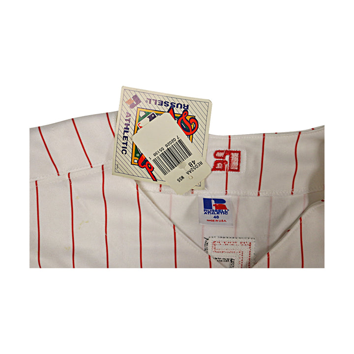 Ken Griffey Jr Reds Autographed Signed Sleeveless Russell Authentic Jersey JSA-3