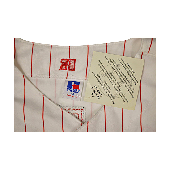 Ken Griffey Jr Reds Autographed Signed Sleeveless Russell Authentic Jersey JSA-6