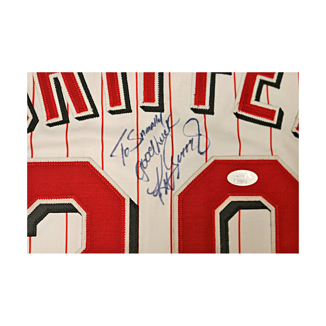 Ken Griffey Jr Reds Autographed Signed Personalized Sleeveless Authentic Jersey-2