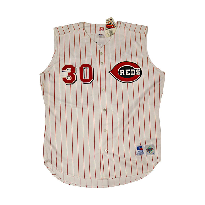 Ken Griffey Jr Reds Autographed Signed Personalized Sleeveless Authentic Jersey-2