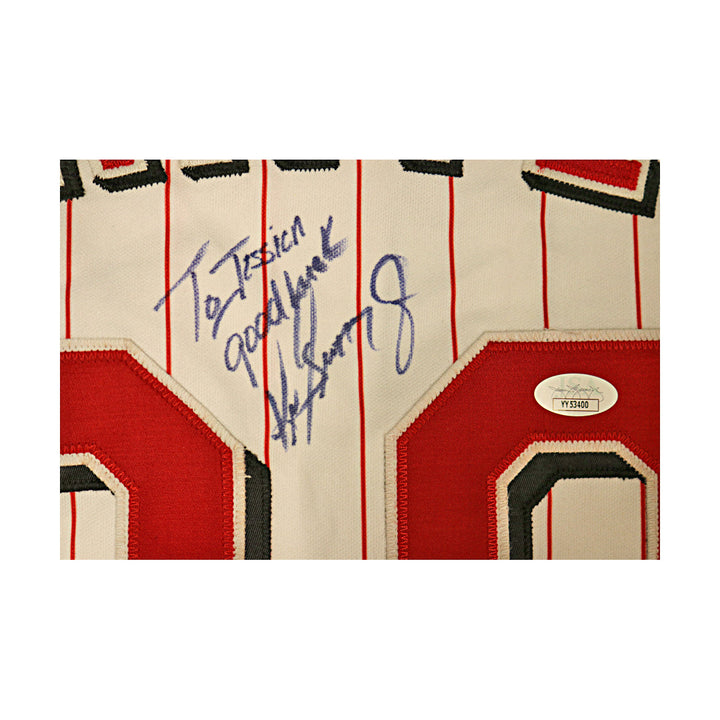 Ken Griffey Jr Reds Autographed Signed Personalized Sleeveless Authentic Jersey-3