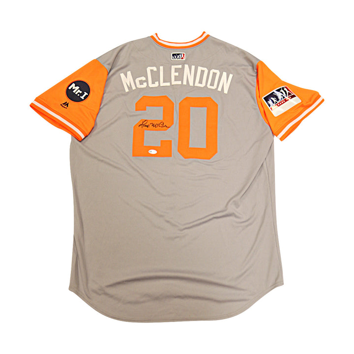 Lloyd McClendon Tigers Autographed Signed Game Used 2017 Players Weekend Jersey JSA