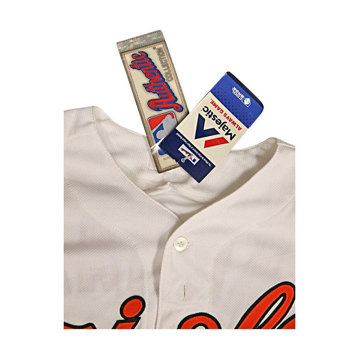 Manny Machado Orioles Autographed Signed Majestic Replica Home Jersey JSA COA