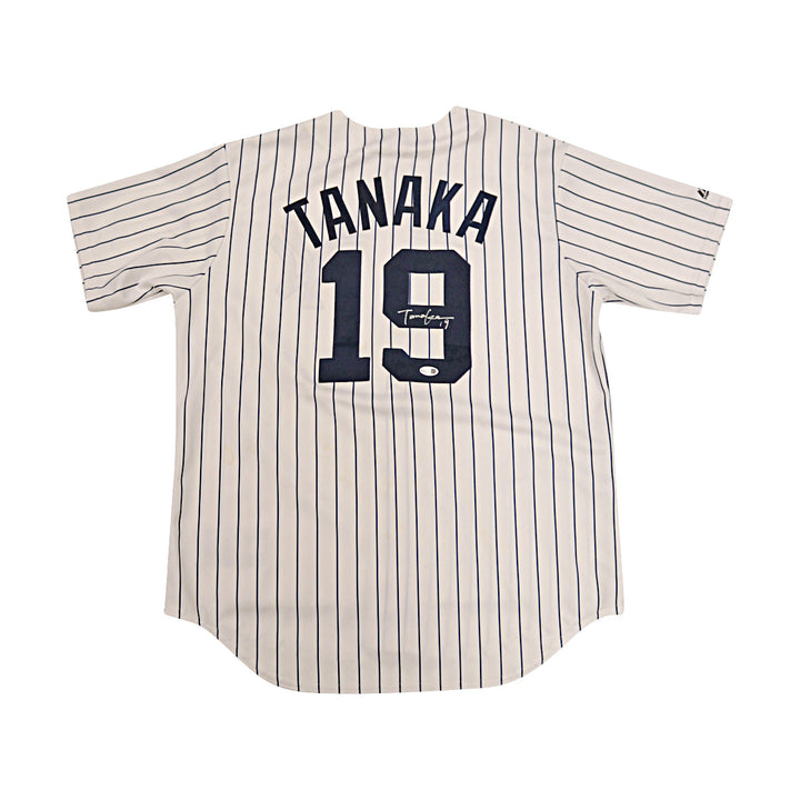 Masahiro Tanaka Yankees Autographed Signed Majestic Replica Nameplate Jersey JSA