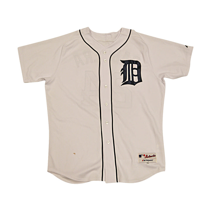 Miguel Cabrera Tigers Autographed Signed Majestic Replica White Jersey JSA COA
