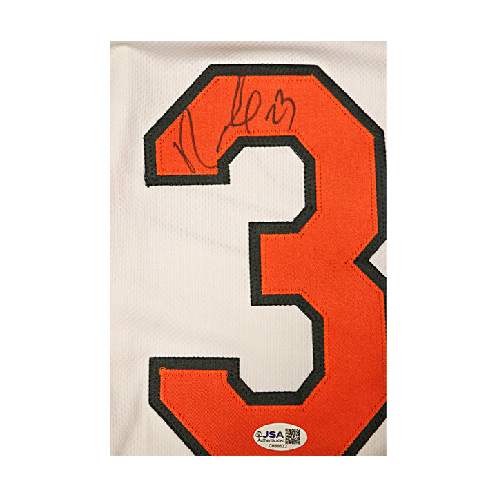 Nelson Cruz Baltimore Orioles Autographed Signed Majestic Replica Jersey JSA COA