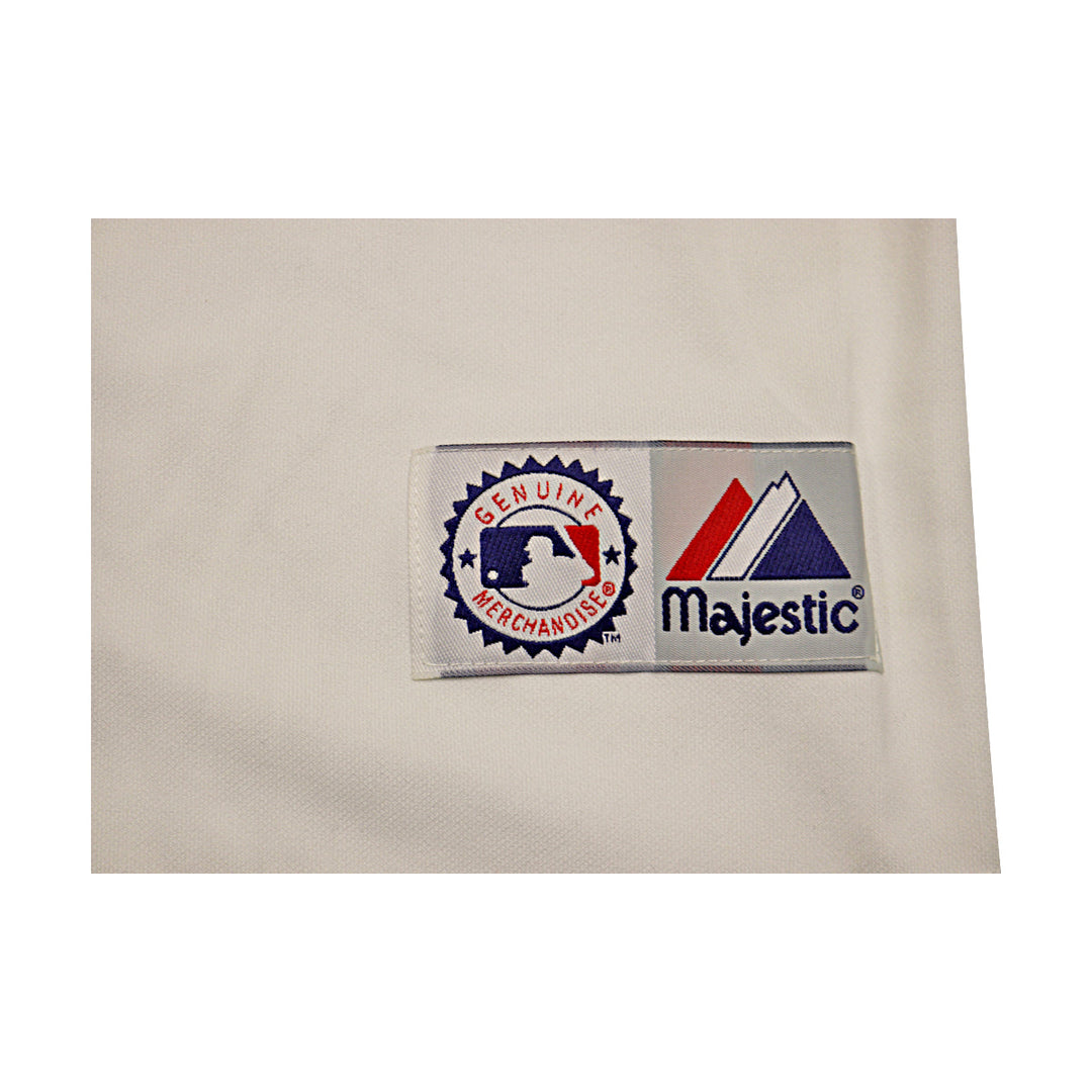 Pedro Martinez New York Mets Majestic Replica White Jersey Size M-1
