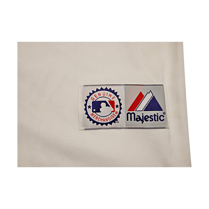 Pedro Martinez New York Mets Majestic Replica White Jersey Size M-1