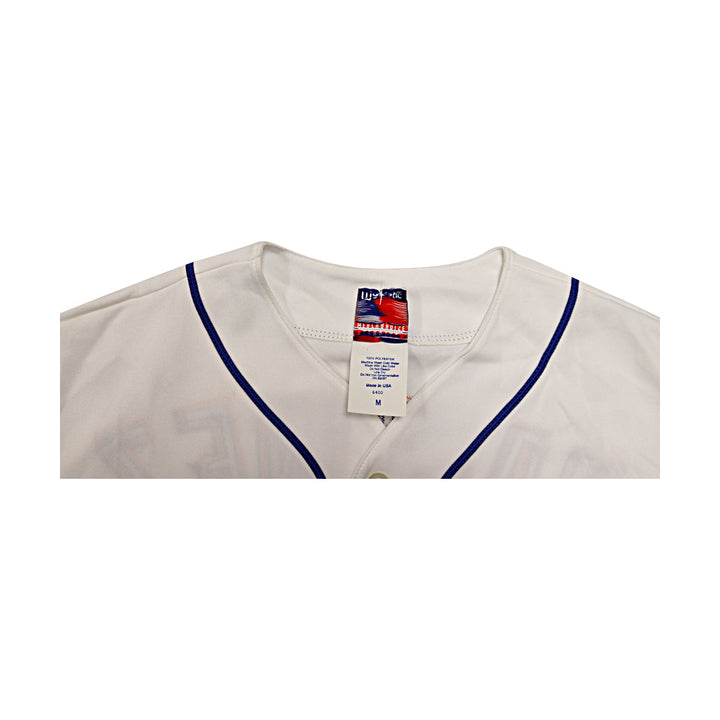Pedro Martinez New York Mets Majestic Replica White Jersey Size M-1