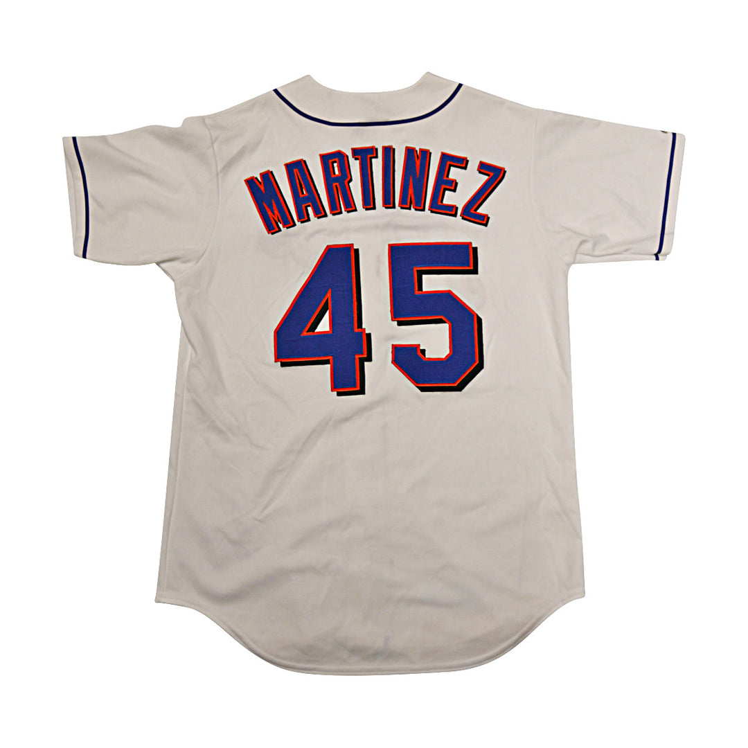 Pedro Martinez New York Mets Majestic Replica White Jersey Size M-2