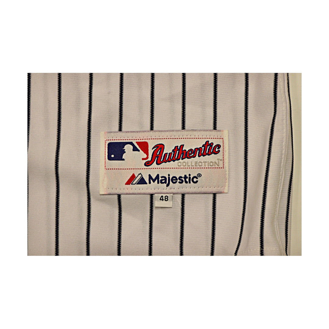 Robinson Cano New York Yankees Majestic Authentic Pinstripe Jersey Size 48-1