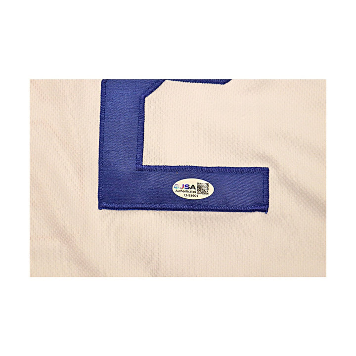 Tommy Lasorda Dodgers Autographed Signed Inscribed Majestic Replica Jersey JSA-1