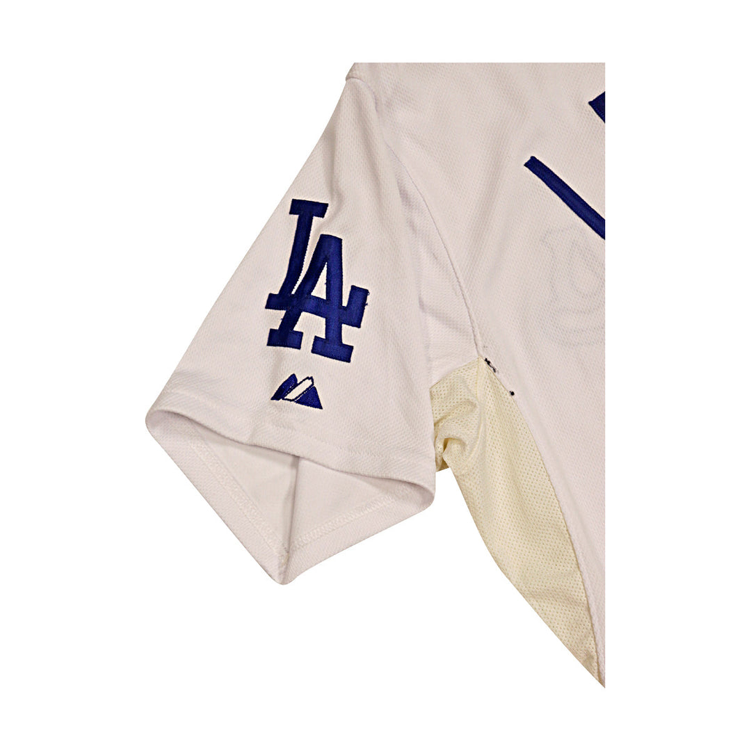 Tommy Lasorda Dodgers Autographed Signed Inscribed Majestic Replica Jersey JSA-1