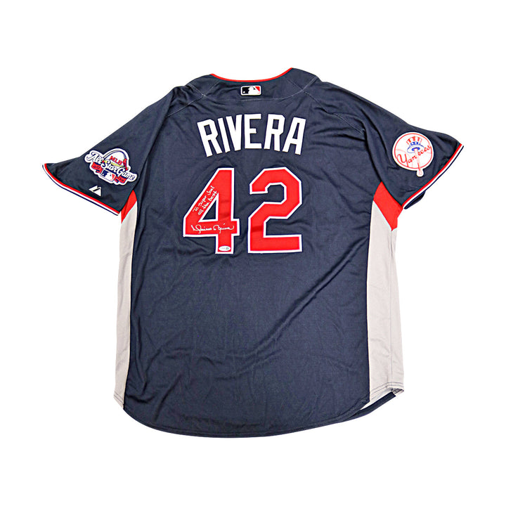Mariano Rivera Yankees Autographed Signed Personalized 09 All Star Jersey JSA