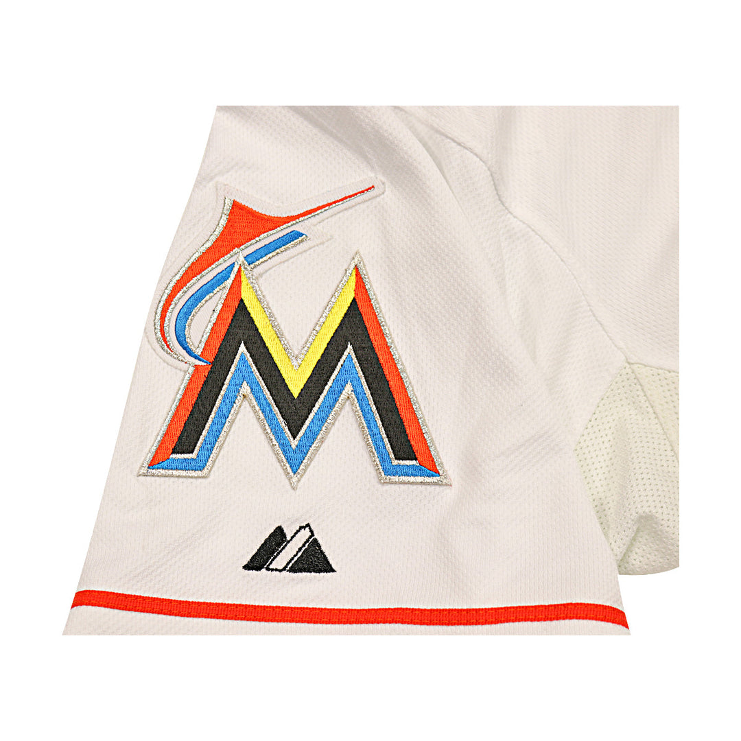 Jose Reyes Marlins Autographed Signed Personalized Majestic Replica Jersey JSA
