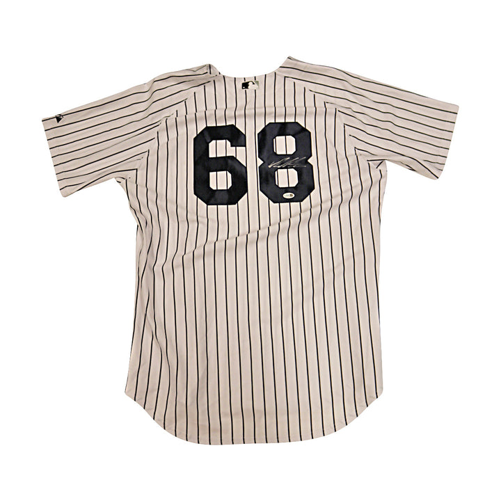 Dellin Betances New York Yankees Autographed Signed Majestic Replica Jersey JSA