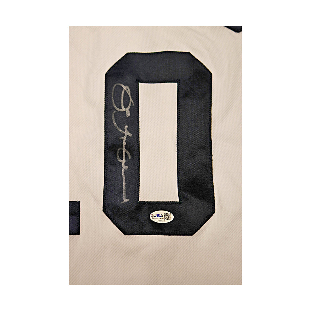 Jim Leyland Detroit Tigers Autographed Signed Majesti Replica Jersey JSA COA
