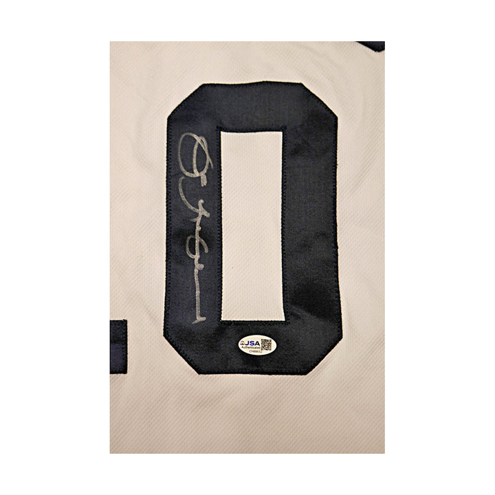 Jim Leyland Detroit Tigers Autographed Signed Majesti Replica Jersey JSA COA
