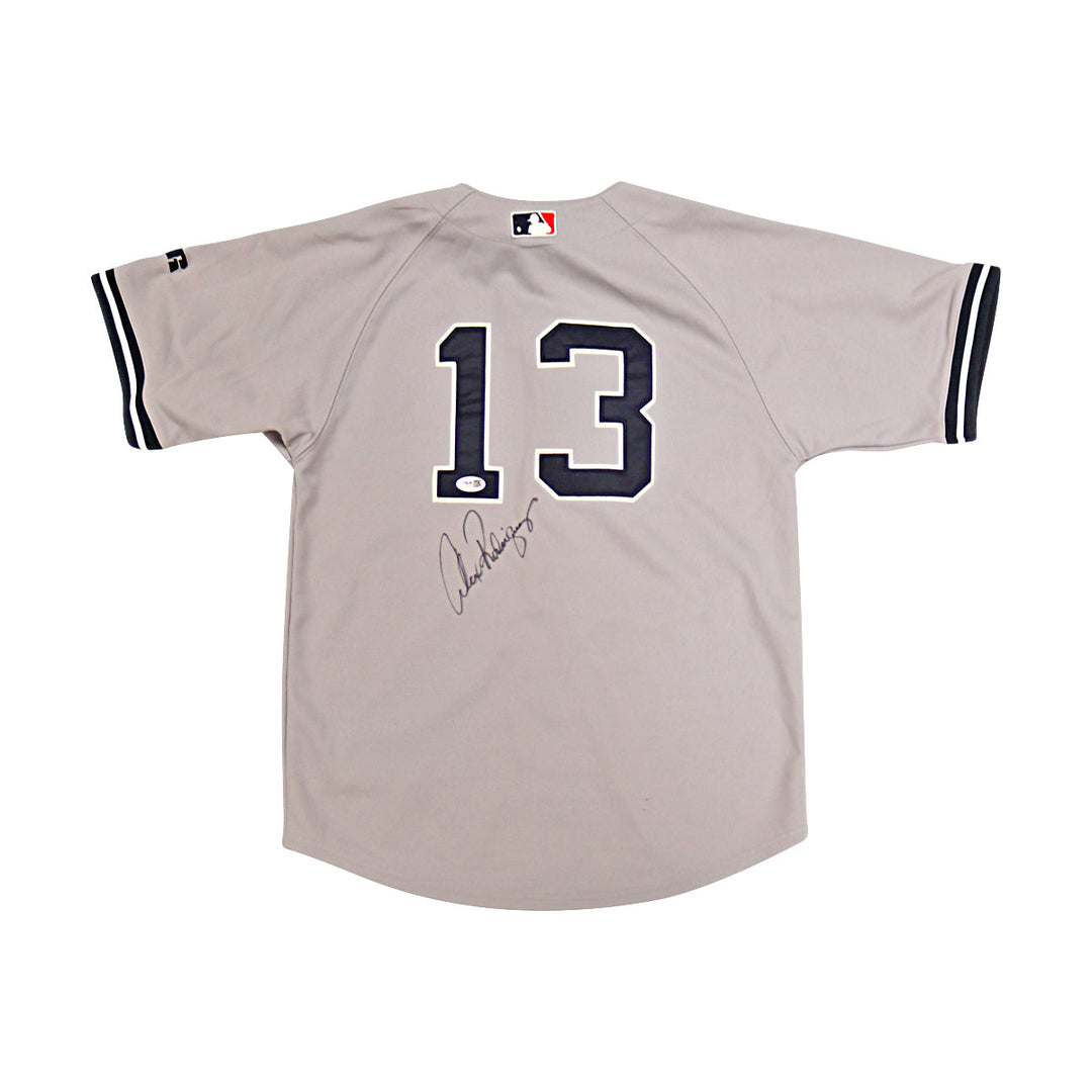 Alex Rodriguez Yankees Autographed Signed Russell Authentic Youth Jersey JSA