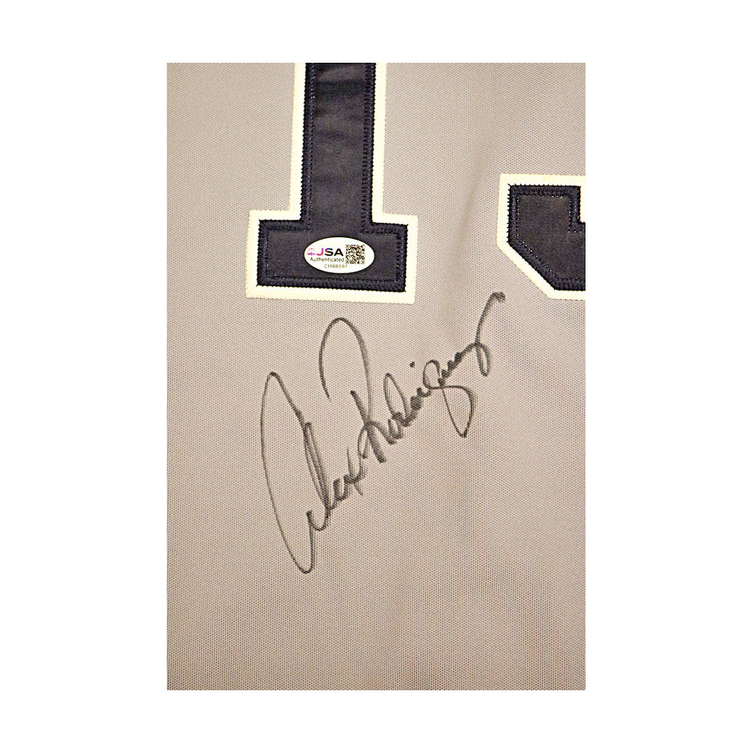 Alex Rodriguez Yankees Autographed Signed Russell Authentic Youth Jersey JSA