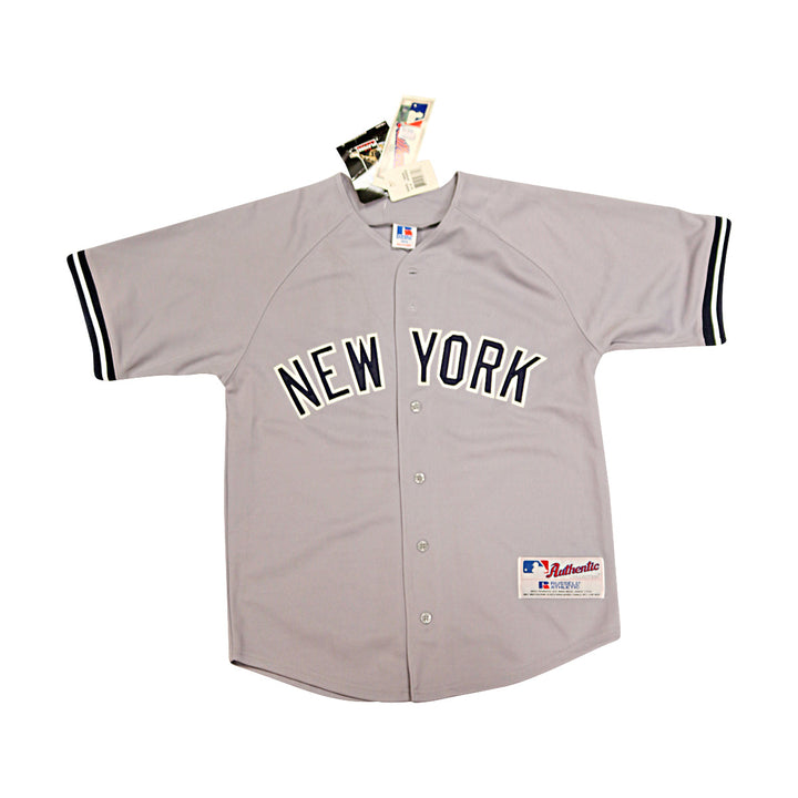 Alex Rodriguez Yankees Autographed Signed Russell Authentic Youth Jersey JSA