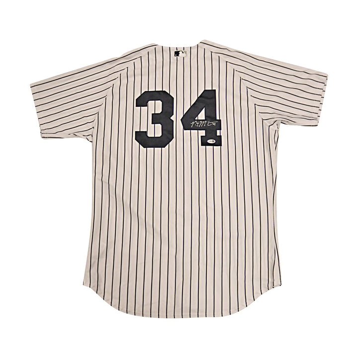 Brian McCann New York Yankees Autographed Signed Majestic Authentic Jersey JSA