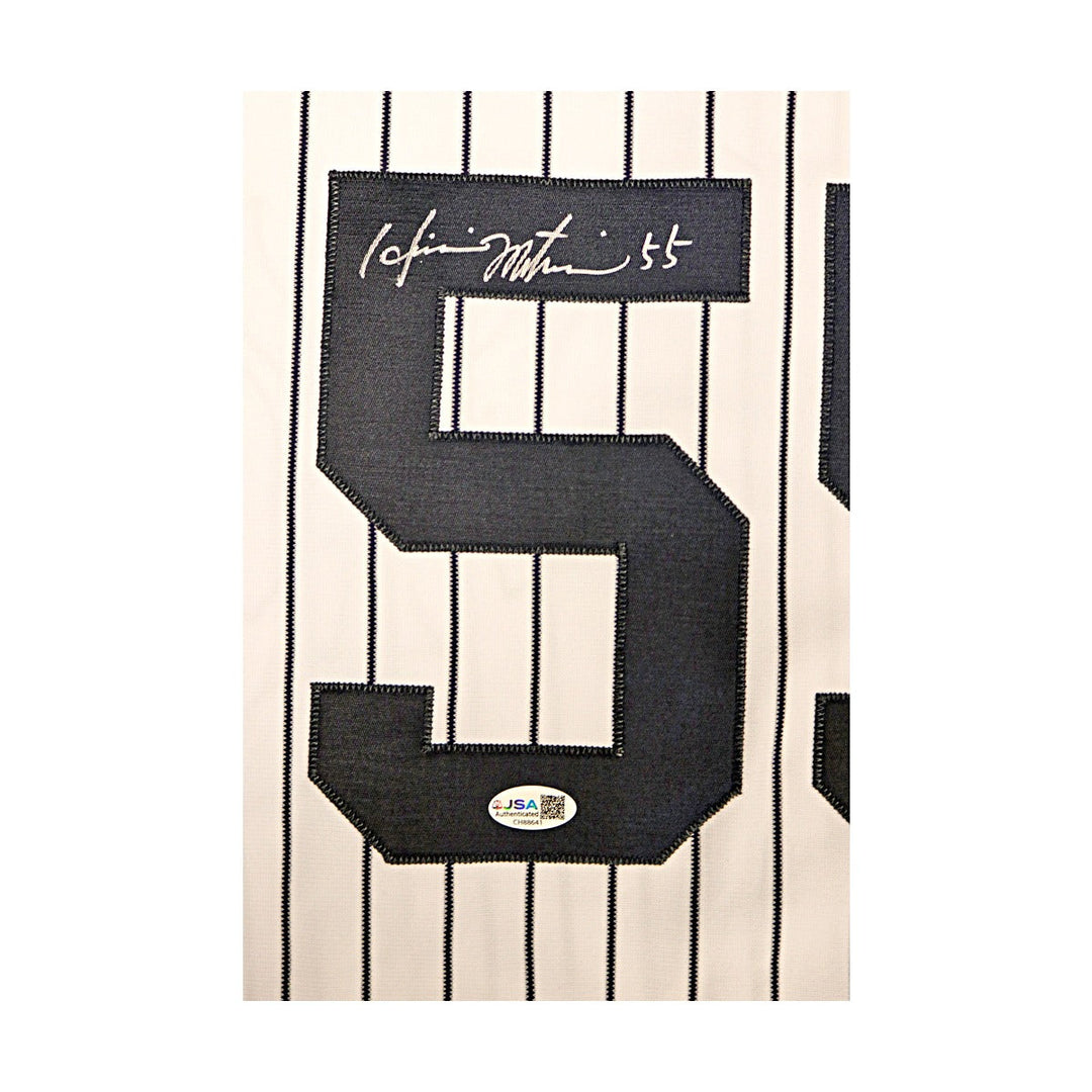 Hideki Matsui Yankees Autographed Signed Majestic Authentic 2008 Jersey JSA
