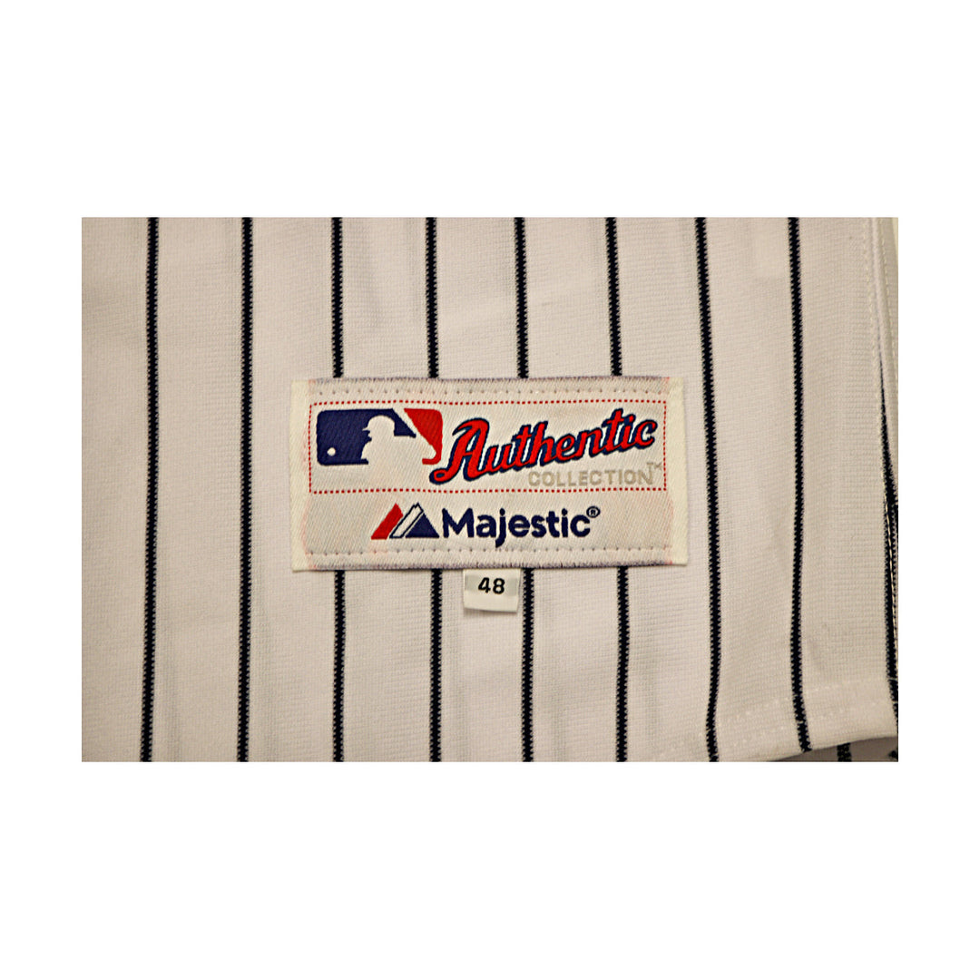 Robinson Cano New York Yankees Majestic Authentic Pinstripe Jersey Size 48-2