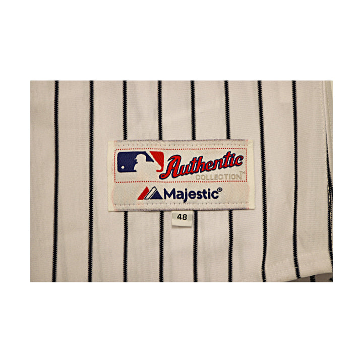 Robinson Cano New York Yankees Majestic Authentic Pinstripe Jersey Size 48-2