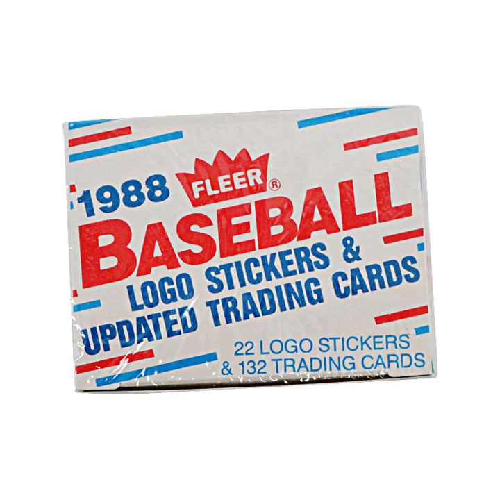 1988 Fleer Baseball Set Logo Stickers Sealed Box