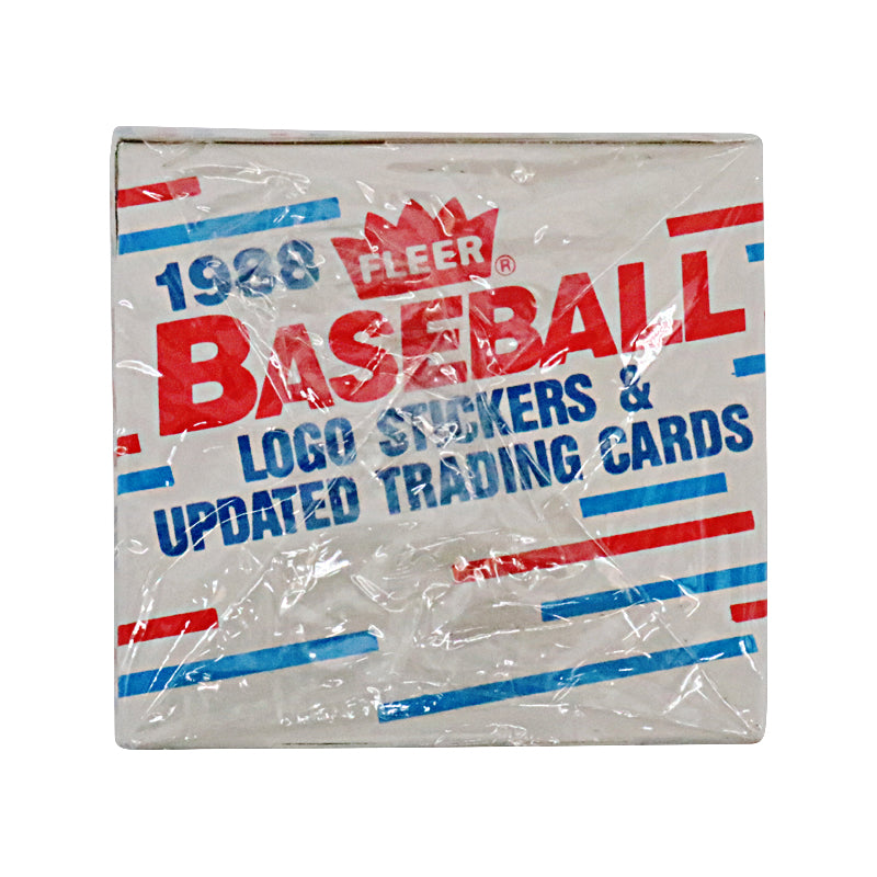 1988 Fleer Baseball Set Logo Stickers Sealed Box