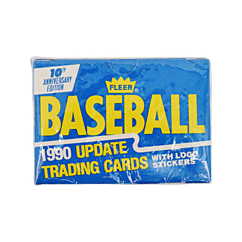 1990 Fleer Update Baseball Set Logo Stickers Sealed Box