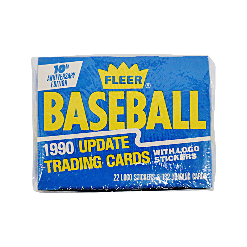 1990 Fleer Update Baseball Set Logo Stickers Sealed Box
